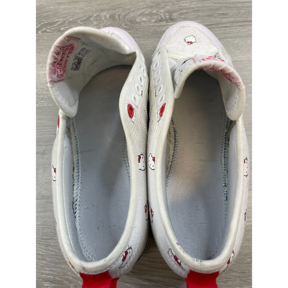 Adidas x Hello Kitty Nizza Women's White Sneakers Canvas 11 Platform Low Top - Picture 8 of 11